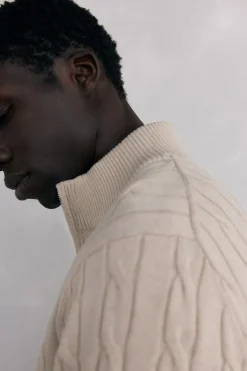 Pedro del Hierro Jersey cuello camionero Beige New