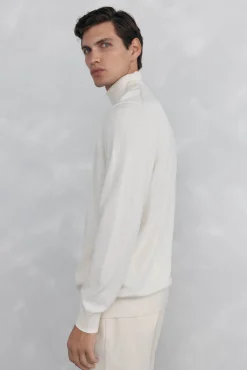 Pedro del Hierro Jersey cuello cisne Crudo Outlet