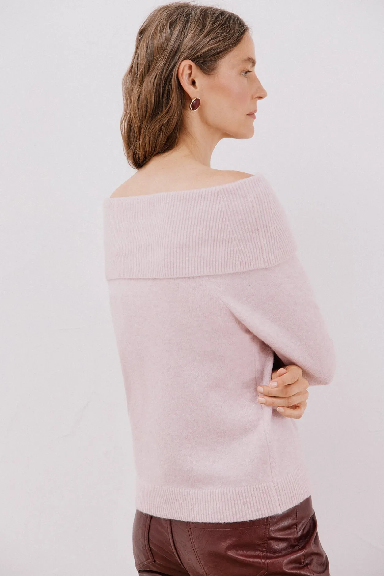 Cortefiel Jersey cuello multiposición Rosa Sale