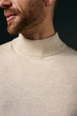 OOTO Jersey cuello perking Beige Sale