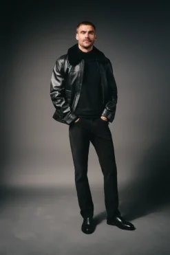 OOTO Jersey cuello perking Negro Outlet