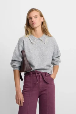 Silbon Jersey cuello polo Gris Outlet