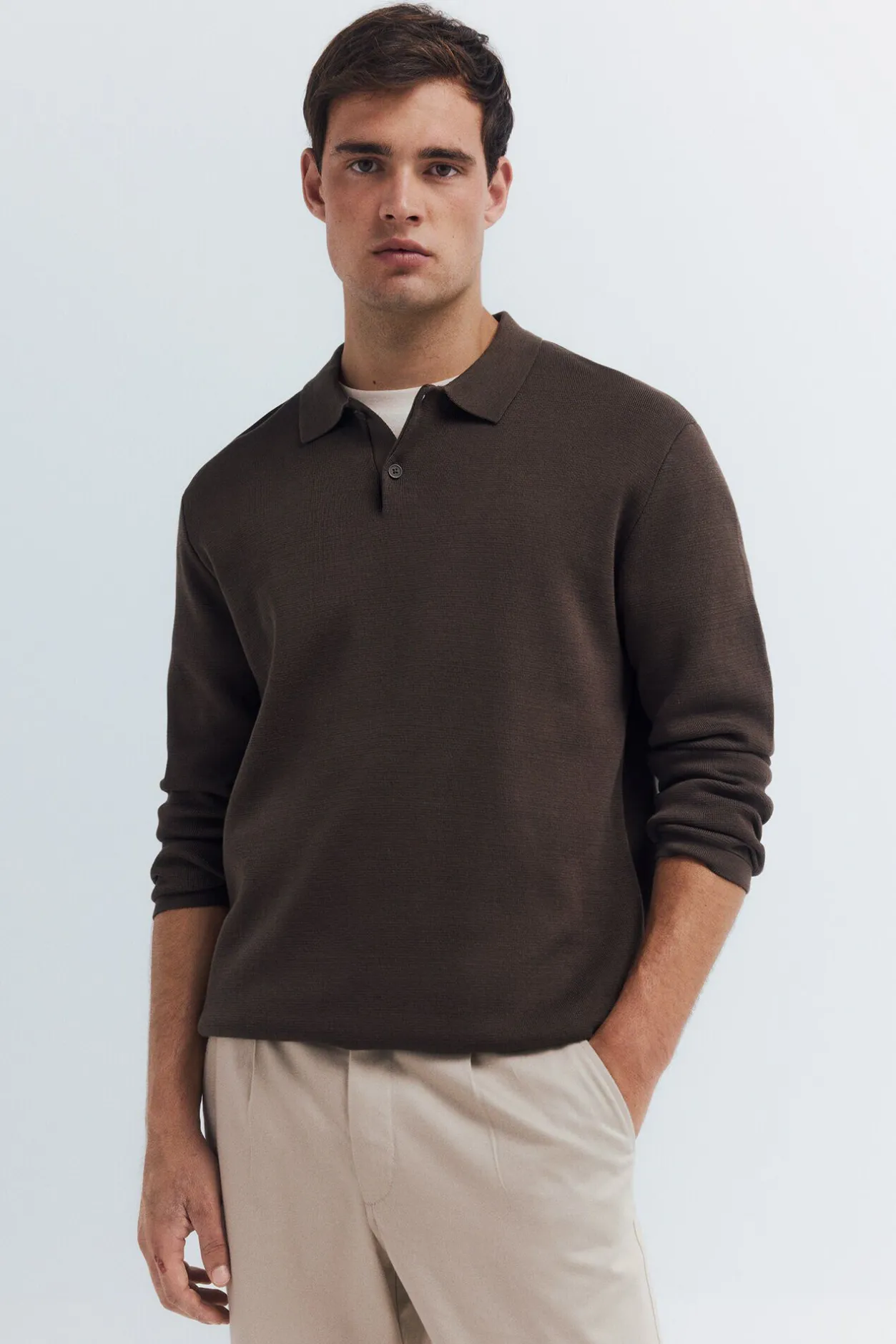 Springfield Jersey cuello polo botones estampado New