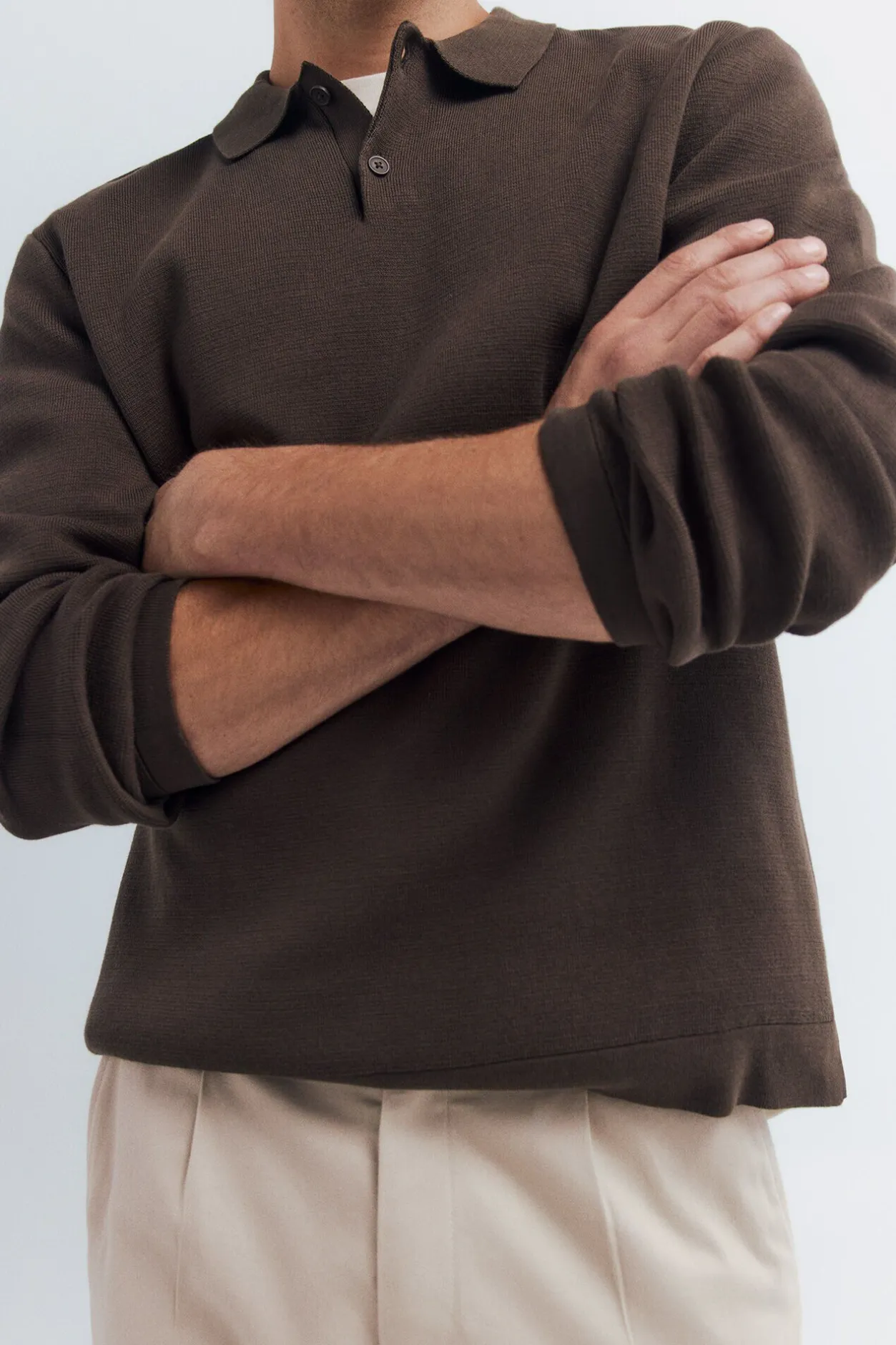 Springfield Jersey cuello polo botones estampado New