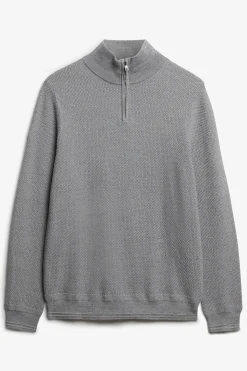 Superdry Jersey cuello redondo gris Online