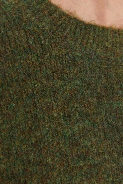 System Action Jersey cuello redondo verde New