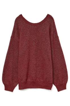 Vero Moda Curve Jersey cuello redondo Curve Rojo