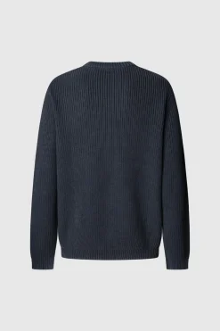 Pepe Jeans Jersey Cuello Redondo Fit Regular azul Clearance