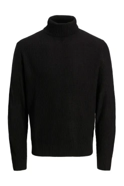 Jack & Jones Jersey cuello vuelto negro Discount