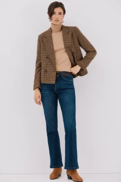 Cortefiel Jersey cuello vuelto Beige Clearance