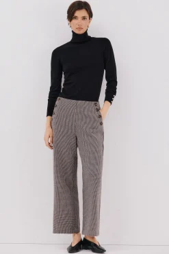 Cortefiel Jersey cuello vuelto Negro Outlet