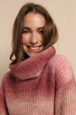 Slowlove Jersey cuello vuelto Fucsia Clearance