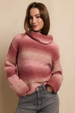 Slowlove Jersey cuello vuelto Fucsia Clearance