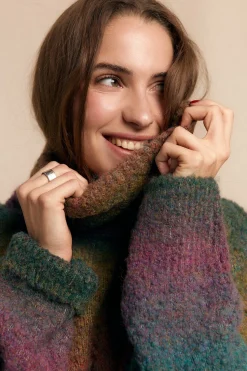 Slowlove Jersey cuello vuelto Multicolor Hot