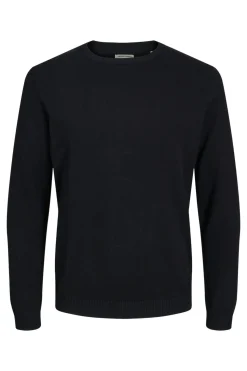 Jack & Jones Jersey de algodón negro Discount