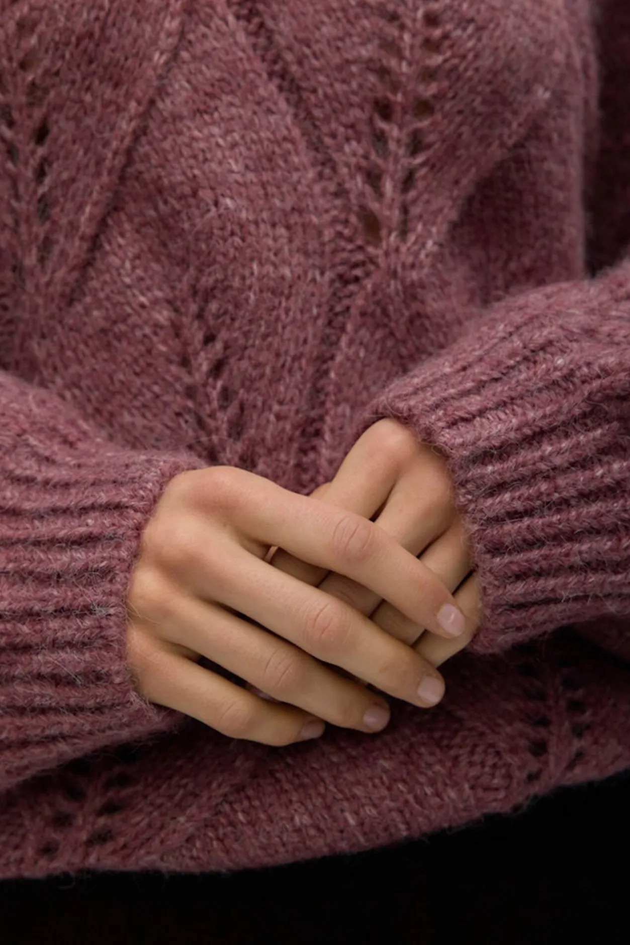 Vero Moda Jersey de manga abullonada Rosa New