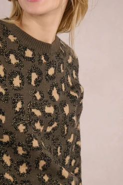 Molly Bracken Jersey de manga larga estampado animal Multicolor Outlet