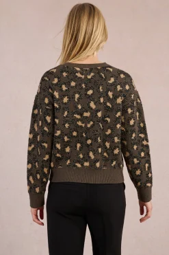 Molly Bracken Jersey de manga larga estampado animal Multicolor Outlet