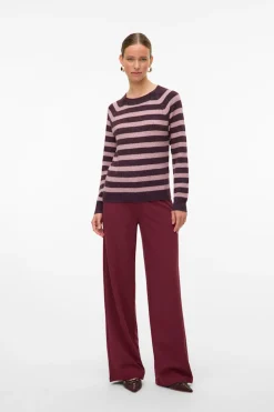 Vero Moda Jersey de mujer básico manga larga Morado Online