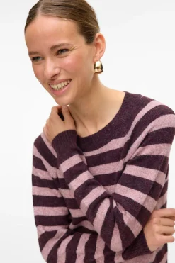 Vero Moda Jersey de mujer básico manga larga Morado Online