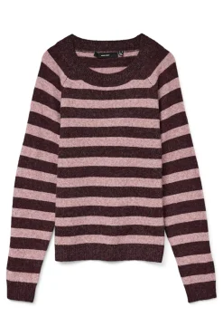 Vero Moda Jersey de mujer básico manga larga Morado Online