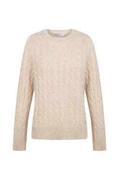 Pedro del Hierro Jersey de ochos lana merino Beige Online