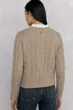 Pedro del Hierro Jersey de ochos tachas brillo Verde Online