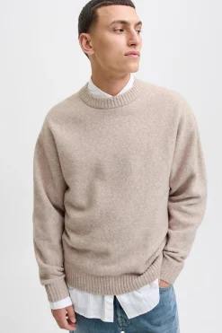 Jack & Jones Jersey de punto básico gris Sale