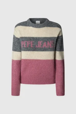 Pepe Jeans Jersey de punto Carlis rosa Clearance