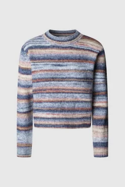 Pepe Jeans Jersey de punto Celeste Crew marfil Discount