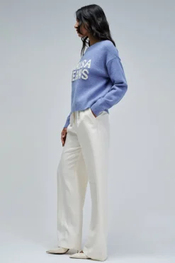 Salsa Jeans Jersey de punto con branding Azul oscuro Sale