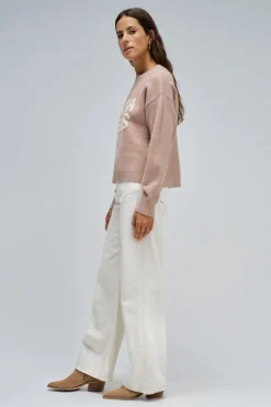 Salsa Jeans Jersey de punto con branding Beige New