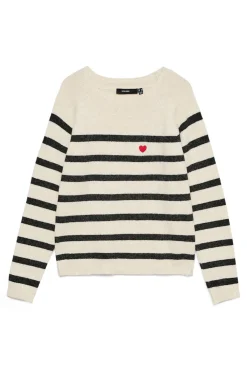 Vero Moda Jersey de punto con detalle bordado Gris Best