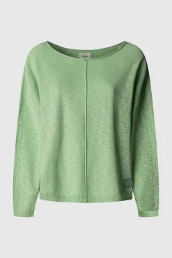 Pepe Jeans Jersey de punto de manga larga con detalle en las mangas. verde