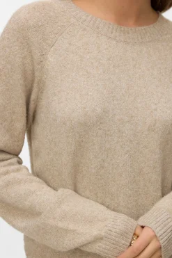 Vero Moda Jersey de punto de mujer con lurex Beige Clearance