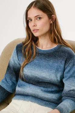 Pepe Jeans Jersey De Punto Efecto Degradado azul Hot