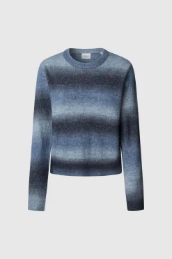 Pepe Jeans Jersey De Punto Efecto Degradado azul Hot