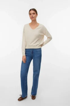 Vero Moda Jersey de punto reversible Beige Best