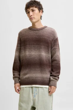 Jack & Jones Jersey degradado de punto rojo Outlet