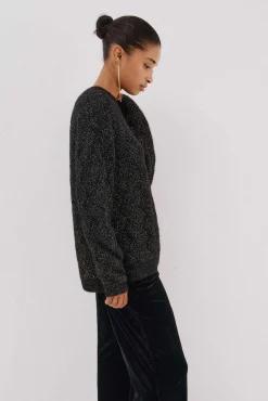 Cortefiel Jersey delantero lentejuelas. Negro Online