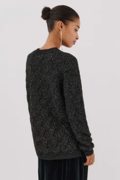 Cortefiel Jersey delantero lentejuelas. Negro Online