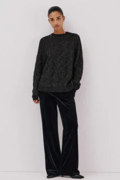 Cortefiel Jersey delantero lentejuelas. Negro Online