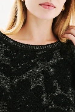 Caroll Jersey detalles Verde oscuro Hot