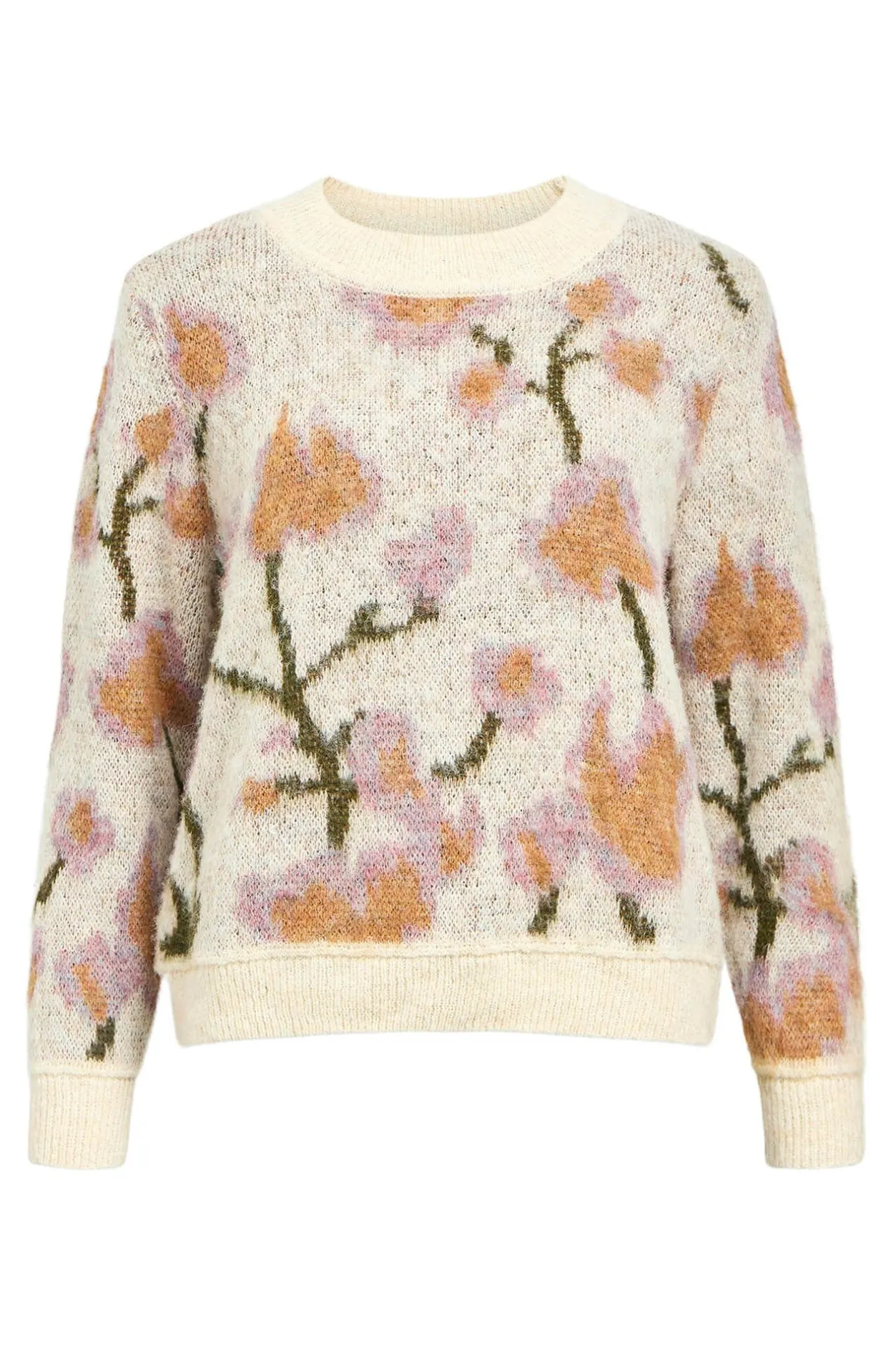 Object Jersey estampado flores Estampado beige Outlet