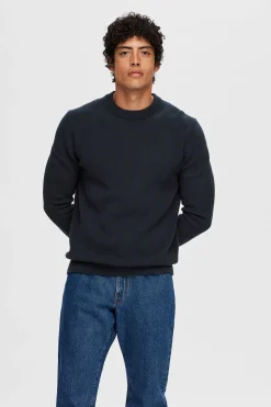 Selected Jersey estructura 100% algodón orgánico. Negro Online