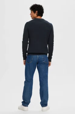 Selected Jersey estructura 100% algodón orgánico. Negro Online