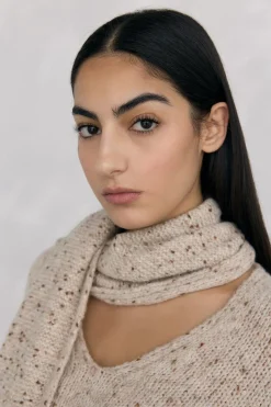 Pedro del Hierro Jersey fantasía bufanda Crudo Best