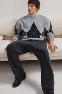 Springfield Jersey fantasía rombos azul Hot