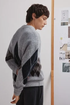 Springfield Jersey fantasía rombos azul Hot