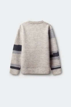 Springfield Kids Jersey figuras geometricas para niño azul